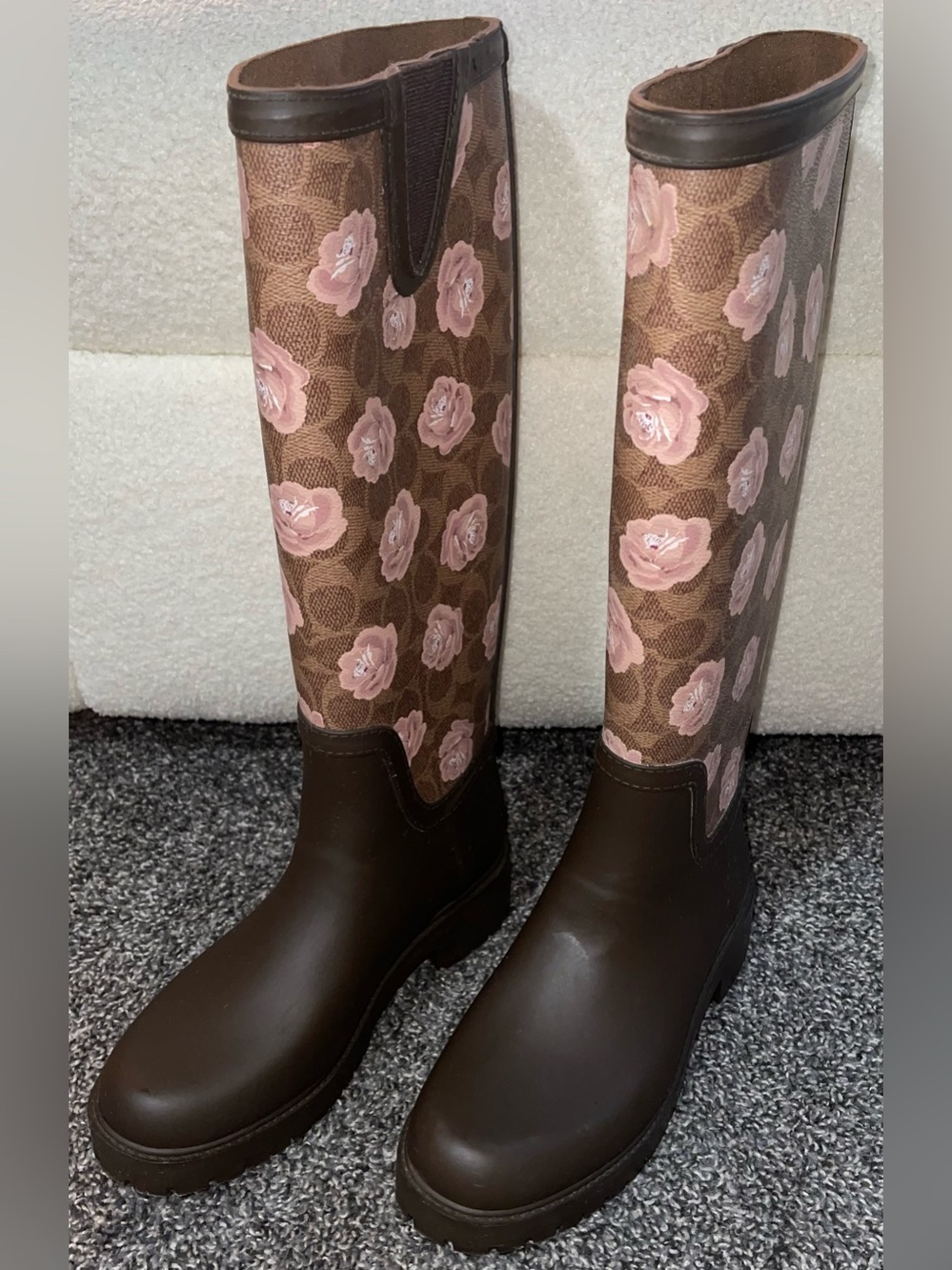 Coach rain boots